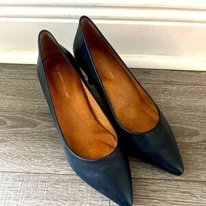 Antonio Melani Navy Blue cushioned Pumps